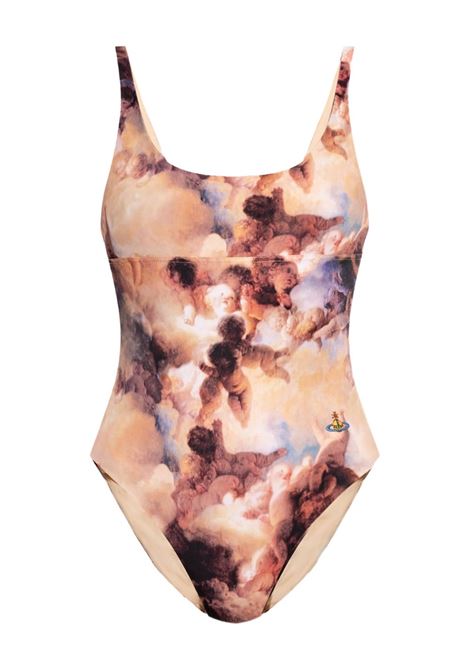 costume da bagno cherubs donna multicolor VIVIENNE WESTWOOD | 81010009-J0097-O401